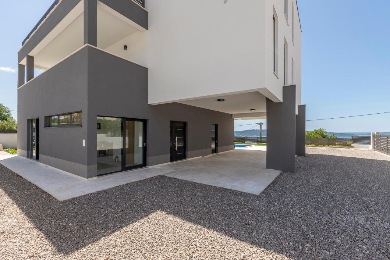 Luxury Villa La Nonna Ana - Heated Pool, Sea View, Near Split Kaštela エクステリア 写真