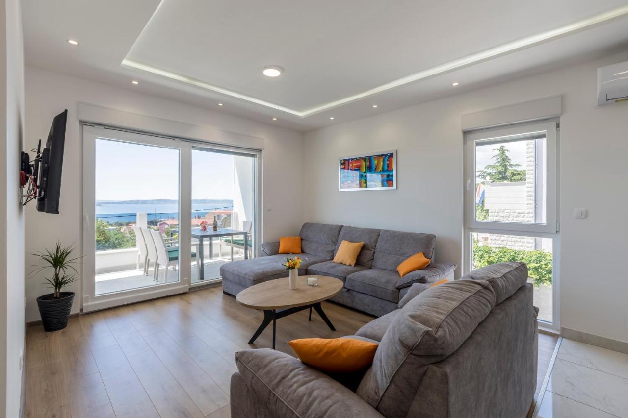 Luxury Villa La Nonna Ana - Heated Pool, Sea View, Near Split Kaštela エクステリア 写真
